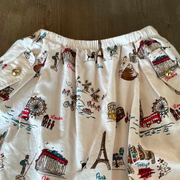 Gymboree Skirt! Hard to find! Prettiest print of scences from around the world. - Picture 7 of 8